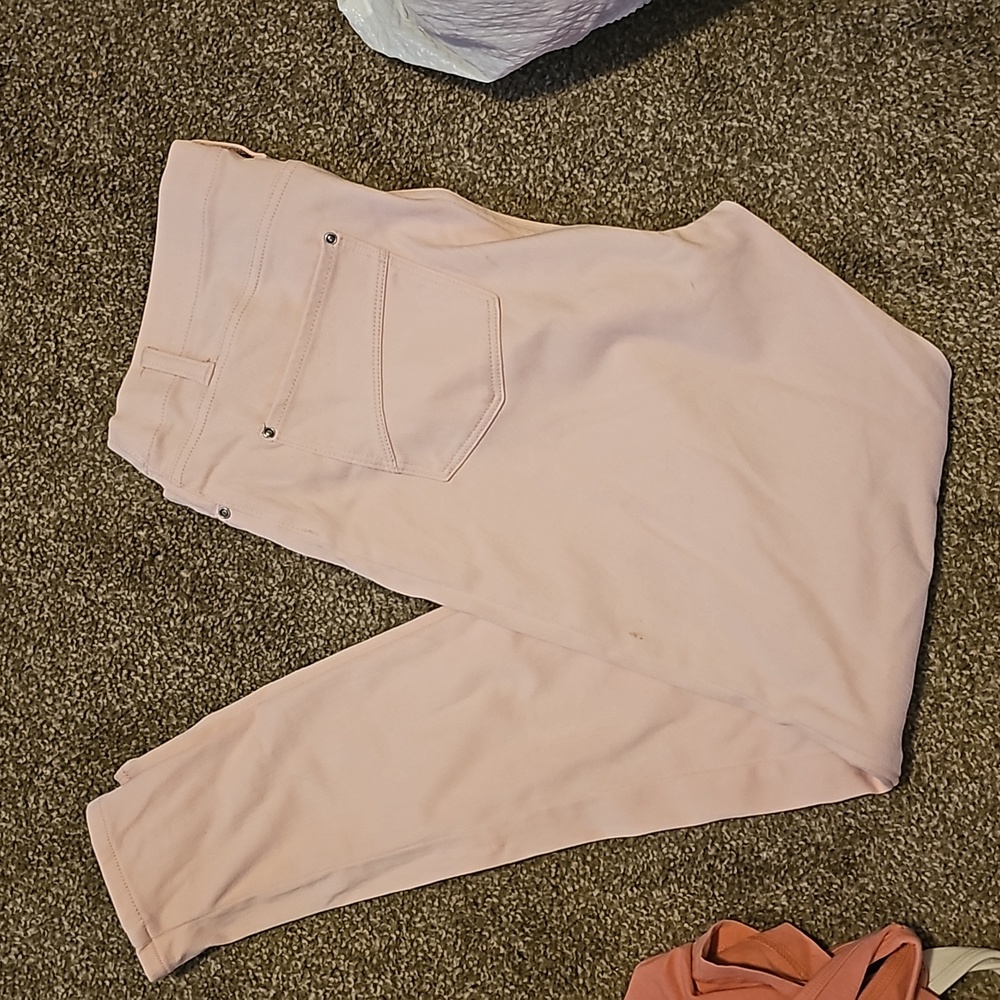 Light pink size large jeggings